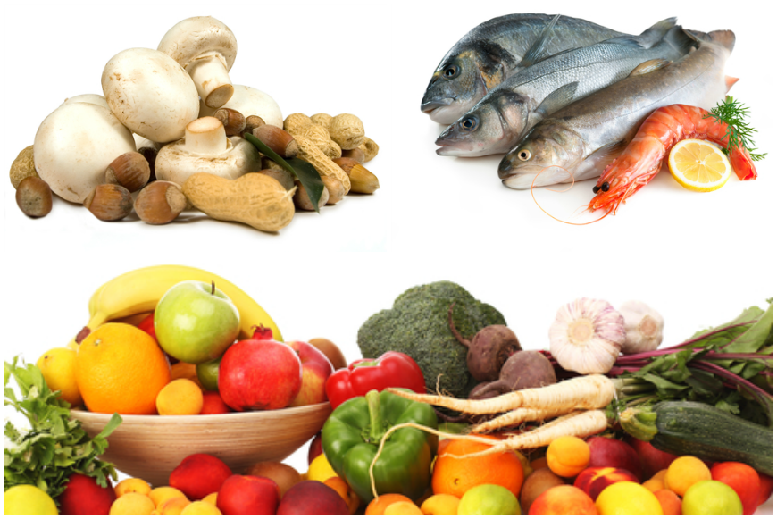 Альтернатива мясным и молочным продуктам – овощи, фрукты, орехи, грибы, морепродукты