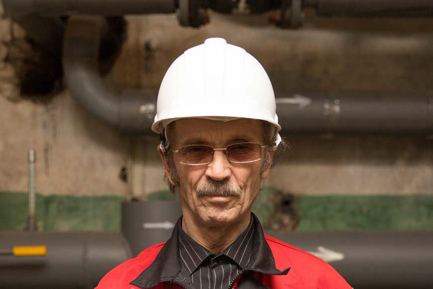 Валерий Пчельников, начальник участка тепловодоснабжения и канализации
