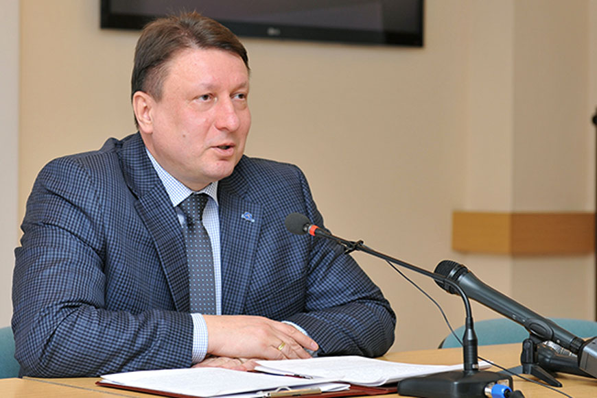 Олег Лавричев на пресс-конференции с арзамасскими журналистами