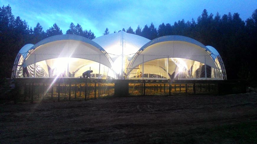 Свадебный шатер в «Морозовском»