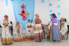 Праздник в Общественном центре села Хирино