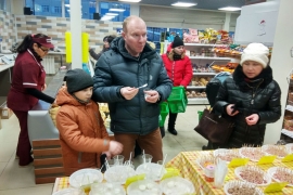 Дегустация в магазине «Хиринские продукты»