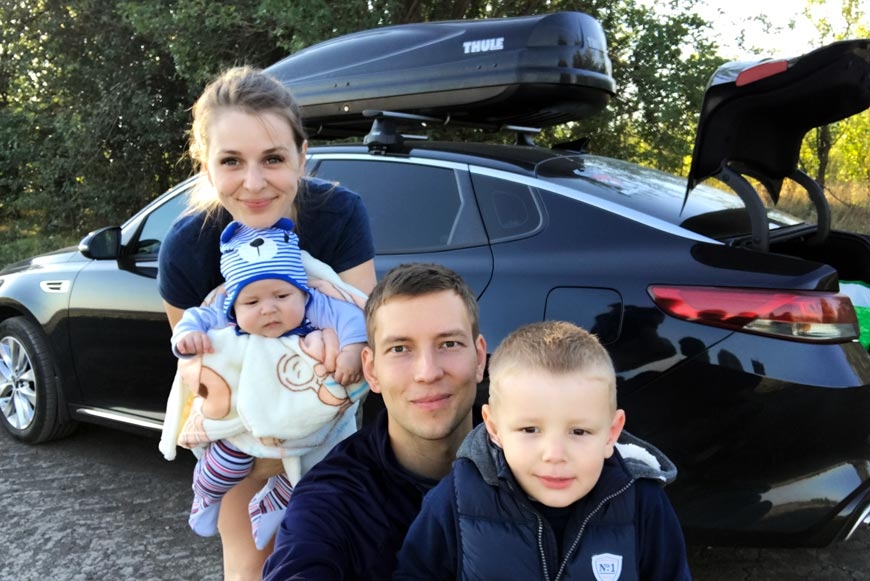 Владимир Пименов с семьёй