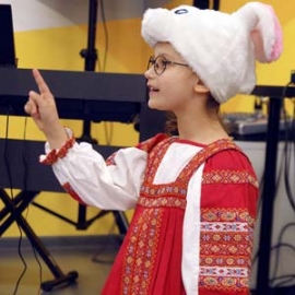 На мастер-классе в Продюсерском центре «Юный артист». Фото с сайта «Юный артист»