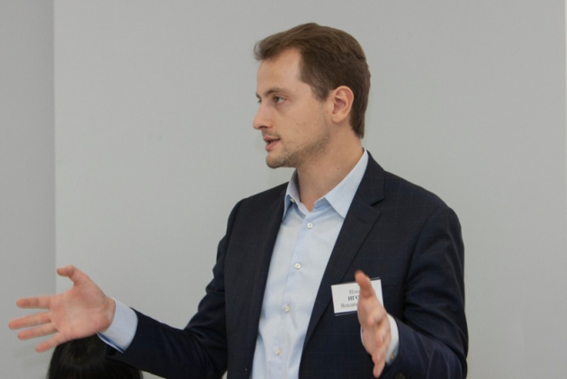 Игорь Ильин на первом семинаре по корпоративным коммуникациям. 10 декабрь 2015 год