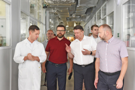 Визит на АПЗ заместителя председателя Комитета по энергетической политике и энергоэффективности РСПП Юрия Станкевича