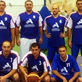 Фото из архива команды по баскетболу Арзамасского приборостроительного завода