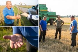 Алексей Безухов в полях Хирино