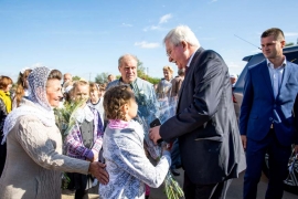 Игорь Рауфович Ашурбейли на Дне села Хирино. 2017 год