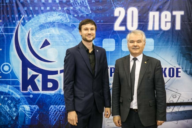 Алексей Гордин и Андрей Брюнин на 20-летнем юбилее «Конструкторского бюро - 1»