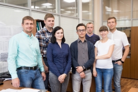 Отдел главного конструктора ООО «АПКБ»: начальник КБ-3 Владимир Сухоруков, инженер-конструктор Дмитрий Полянцев, инженер-конструктор Мария Дьячкова, начальник КБ-1 Василий Румянцев, инженер-конструктор Сергей Богатов, инженер-конструктор Екатерина Колдина, начальник КБ-2 Владимир Пименов