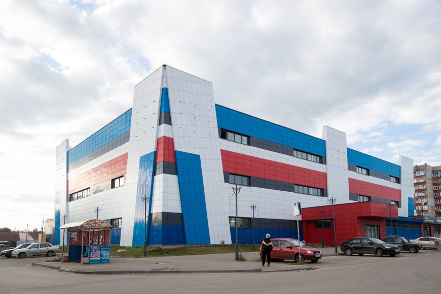Новое здание ООО «АПКБ» на улице 50 лет ВЛКСМ, д. 22. Съёмка: август 2018