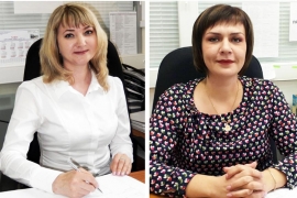 Главный бухгалтер АПКБ Елена Миронова и начальник ПЭГ Юлия Железнова
