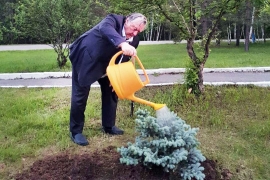 Александр Проханов в пансионате «Морозовский»