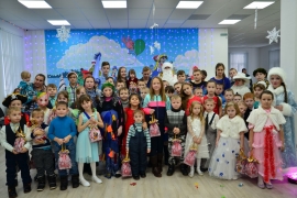 Первая новогодняя ёлка в с. Хирино