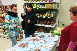 Дегустация в магазине «Хиринские продукты»
