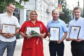 Сергей Вершинин, Елена Осина, Борис Сафонов, Дмитрий Дёмин. Фото Елены Галкиной