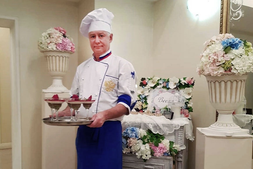 Шеф-повар пансионата «Морозовский» Сергей Студников