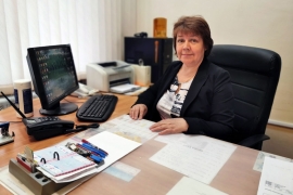 Людмила Васильевна Алёшина, бухгалтер Малоярославецкого приборного завода