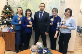 Сотрудники «СОЦИУМ-ЭНЕРГО»: Светлана Спиридонова, Регина Павлова, Вячеслав Дереш, Лариса Козырева, Лидия Неретина