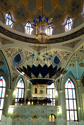 Внутренние убранство мечети Кул Шариф