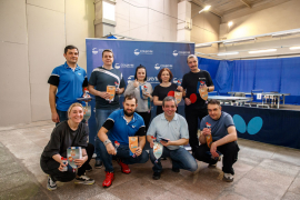 Победители теннисного турнира «СОЦИУМА»