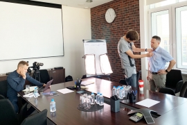 Съёмки фильма о холдинге «СОЦИУМ» к V Годовой конференции группы компаний