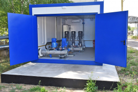 Новая станция водооборотного снабжения