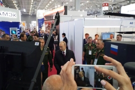 Владимир Путин посетил военно-технический форум «Армия-2019»