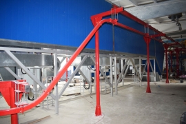 Участок покраски на рязанском производстве «СОЦИУМА»