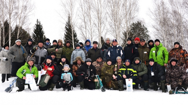 Общее фото рыбаков в профилактории «Морозовский»