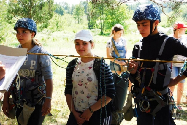Туристический слёт по спортивному туризму и ориентированию на берегу реки Серёжа у села Криуша Арзамасского района