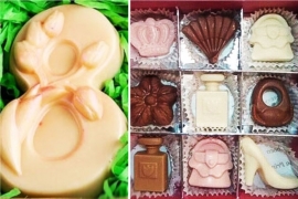 Шоколадные сувениры для милых дам