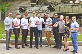 Актив Молодёжного совета АО «АПЗ». Фото Елены Галкиной