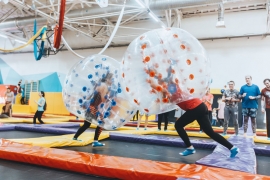 В спортивно-развлекательном комплексе «НЕБО»