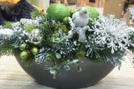 Новогодний дизайн от «Люкс-флора»