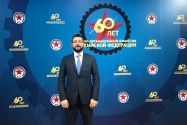 Руслан Ашурбейли на празднике 60-летия Военно-промышленной комиссии России