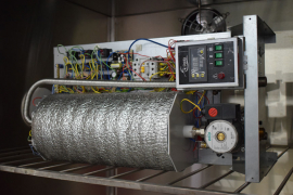 Котел во время испытаний