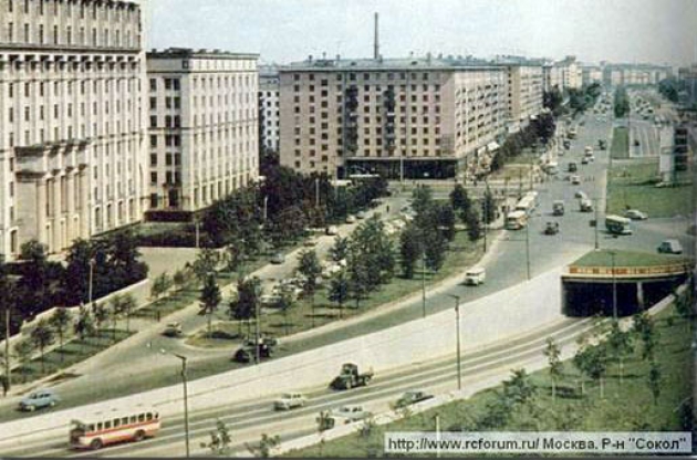 Исторические архивные фото района Сокол