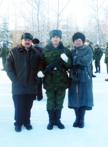 Татьяна Стефанова с мужем и сыном