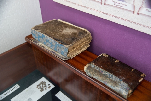 Экспонат краеведческого музея в Общественном центре села Хирино