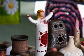 На празднике фольклора и ремёсел в селе Хирино