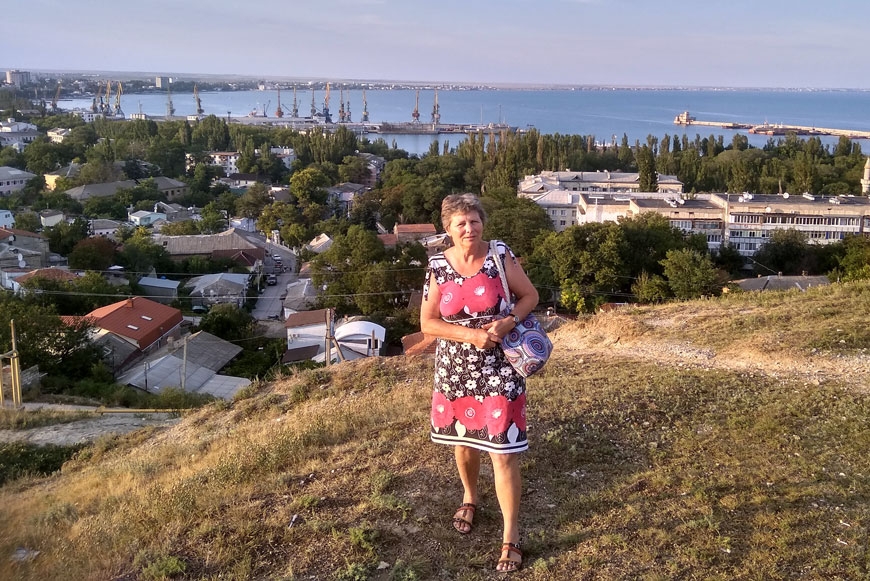 Валентина Аверкина в Крыму
