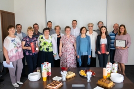 Церемония награждения ветеранов компании «СОЦИУМ-СОКОЛ»