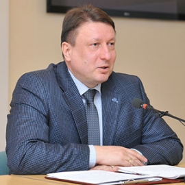 Олег Лавричев на пресс-конференции с арзамасскими журналистами