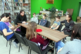 В Общественном центре села Хирино