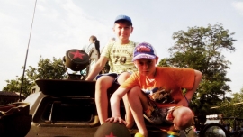 Семья Солониных на отдыхе