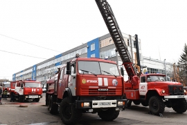 Плановые пожарные учения на АПЗ