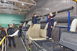 Монтаж линии