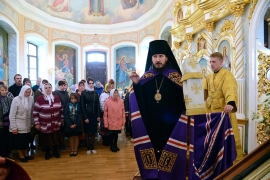 9 июля епископ Силуан совершил Литургию в селе Хирино